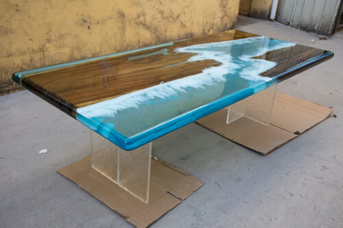 River Flow Resin Table - 图片 4