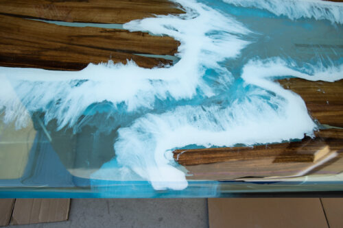 River Flow Resin Table