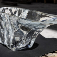Frozen Light Resin Vessel