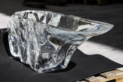Frozen Light Resin Vessel