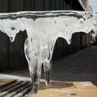 Icefall Resin Table