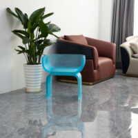 Azure Glaze Resin Chair
