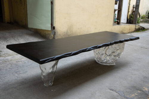 Obsidian Glacier Resin Table - 图片 4