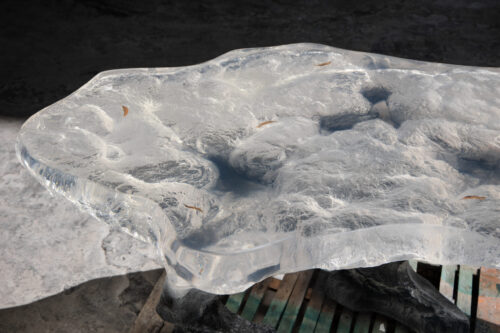 Glacier Stone Fusion Resin Table - 图片 5