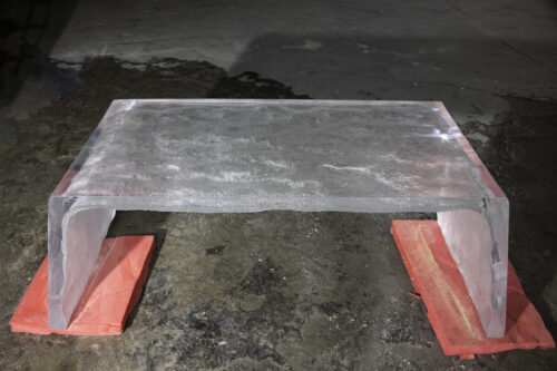 Glacial Cube Resin Table