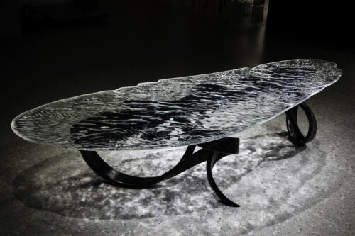 Rippling Realm Resin Table