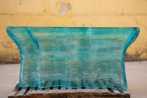 Flowing Wave Resin Table