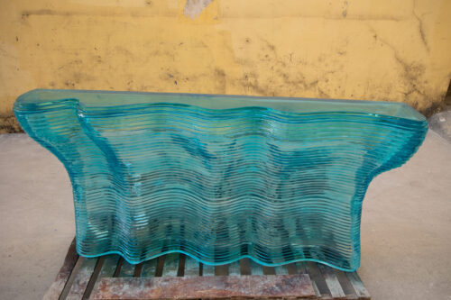 Flowing Wave Resin Table - 图片 7