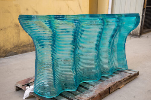 Flowing Wave Resin Table - 图片 6