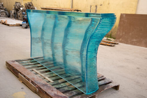 Flowing Wave Resin Table - 图片 5