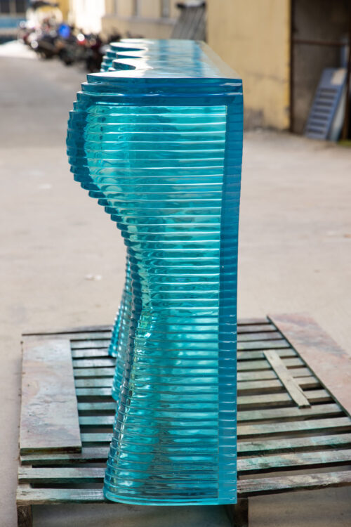 Flowing Wave Resin Table - 图片 2