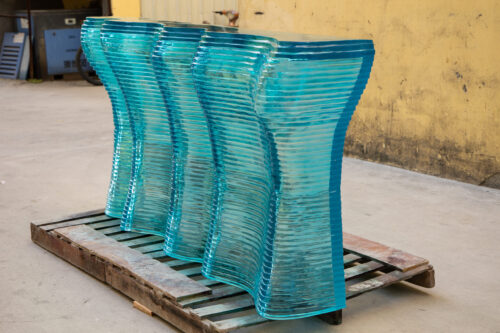 Flowing Wave Resin Table - 图片 3