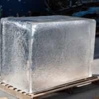 Crystal Ice Block Seat