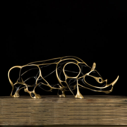 Rhino in Shadows