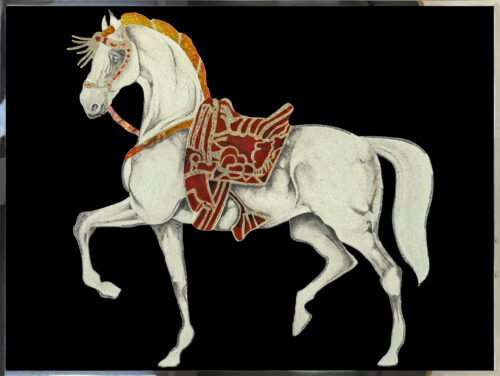 Golden Steed Pendant